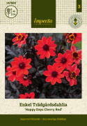 Tarhadaalia ''Happy Days Cherry Red'' 1 kpl