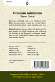 Pienilehtinen maustebasilika 'Green Globe'