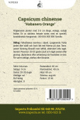 Havannapaprika 'Habanero Orange'