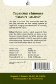 Havannapaprika 'Habanero Hot Lemon'