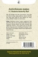 Leijonankita F1 'Madame Butterfly Red', Korkea. Upea Leijonankita, jossa on suuret.