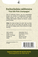 Kaliforniantuliunikko 'Thai Silk Pink Champagne', Yksittäisiä tai puoliksi kerrottuja kukkia, joissa on makean persikanväriset silmut.