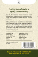 Tuoksuherne 'Spring Sunshine Nancy', Suloiset valkoiset tai pehmeän lohenpunaiset kukat, joissa myös omenankukan vaaleanpunaisia sävyjä.