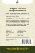 Tuoksuherne 'Spring Sunshine Cream'
