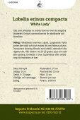 Sinilobelia 'White Lady'