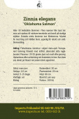 Tsinnia 'Oklahoma Salmon'