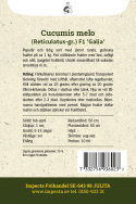 Verkkomeloni F1 'Galia', Suosittu ja varhainen lajike, jonka hedelmät ovat tasaisesti pyöreitä, kellanruskeita n. 1 kg.