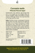 Talvimeloni 'Piñonet Piel de Sapo', Soikeat, uurteiset, hieman karkeat hedelmät noin 1-2 kg.