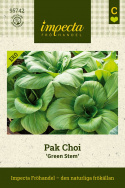 Pak Choi ''Green Stem'', Aasialainen lehtivihannes, jolla on suuret.