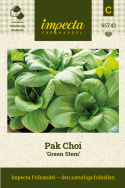 Pak Choi ''Green Stem'', Aasialainen lehtivihannes, jolla on suuret.
