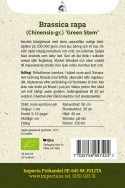 Pak Choi ''Green Stem'', Aasialainen lehtivihannes, jolla on suuret.
