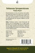 Luumutomaatti 'Patio Plum',  Täysin ainutlaatuinen pensastomaatti, jolla on pylväsmäinen kasvutapa.