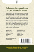 Kirsikkatomaatti F1 'Tiny Temptations Orange'